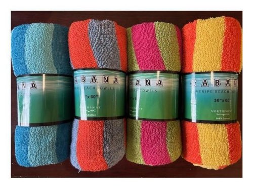 Sunshine Stripe Towel Set