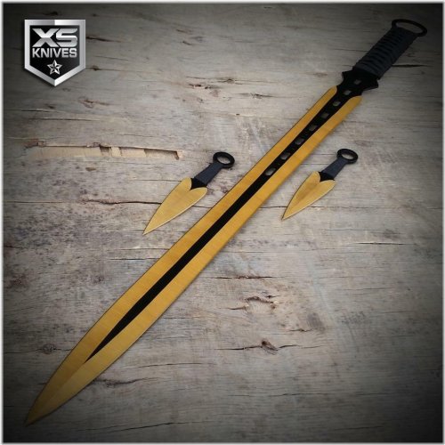 Golden Shadow Machete Katana
