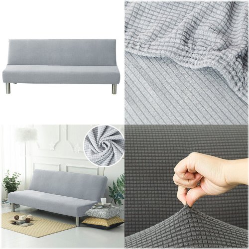 StretchFit Solid Color Sofa Cover