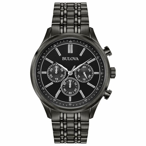 Silver-Tone Chronograph Watch