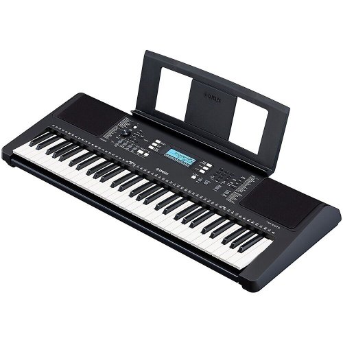 Portable 61-Key Yamaha Keyboard with Power Adapter - PSR-E373