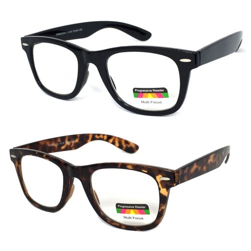 Tri-Focus Square Reading Glasses