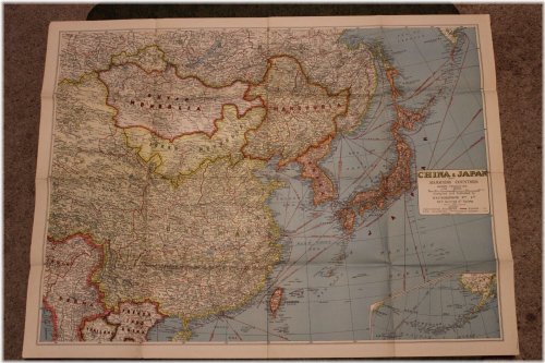 Eastern Asia Vintage Cartography