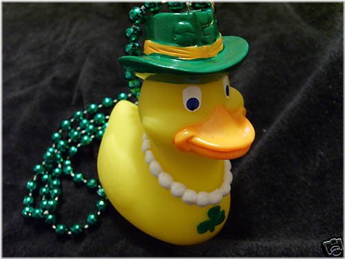 Lucky Duck Necklace for St. Patrick's Day