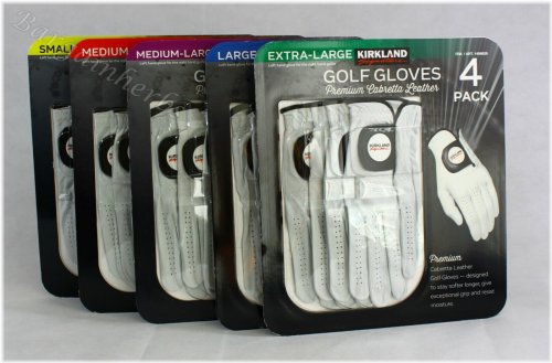 Cabretta Leather Golf Gloves (4 Pack)