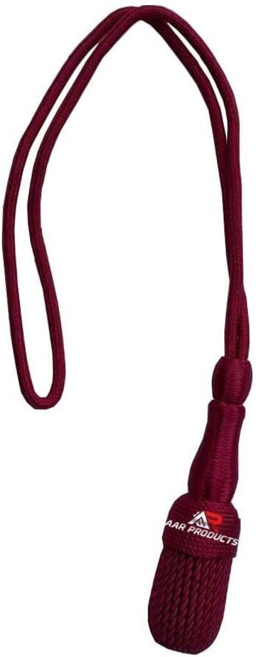 Burgundy Bullion Acorn Sword Knot