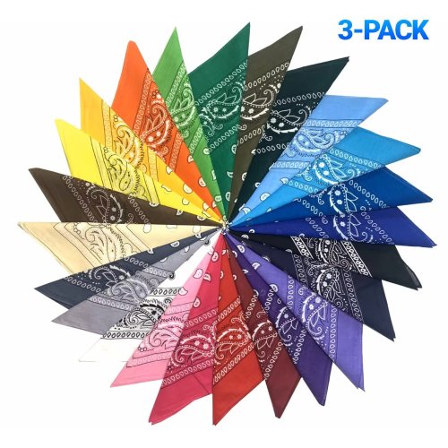 Paisley Print Cotton Bandana Set