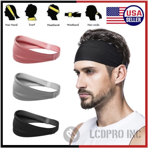 FlexWrap Headband - Stretchy and Sweat-wicking Hairband for Yoga, Sports, and Gym