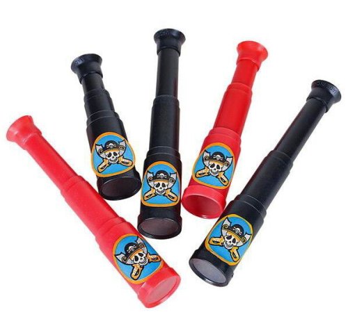 Pirate's Spyglass Set - 24 Telescopes for Fun and Adventure