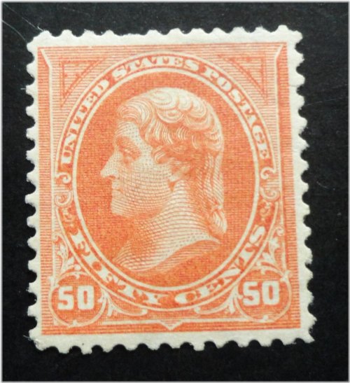 Deep Orange Thomas Jefferson - 1895 Mint LH Stamp