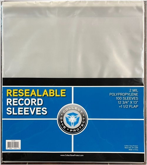 ClearTune Resealable Record Sleeves