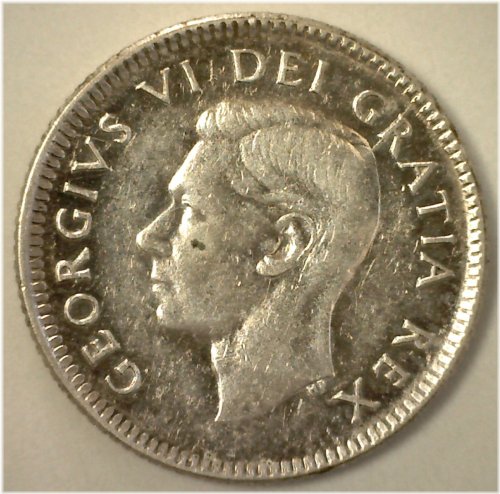 1950 Canadian Silver Dime