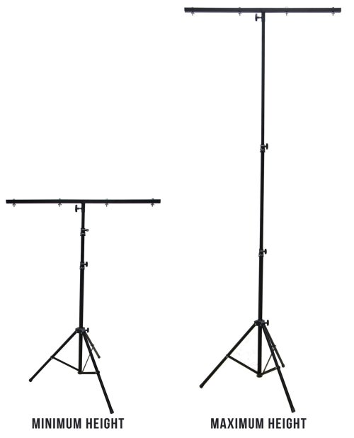 TrussMate Portable Lighting Stand with Tripod Base and T-Bar