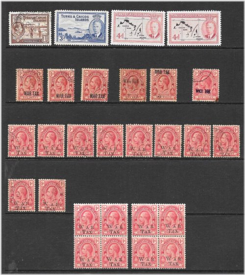 Turks & Caicos British Colony Stamp Collection