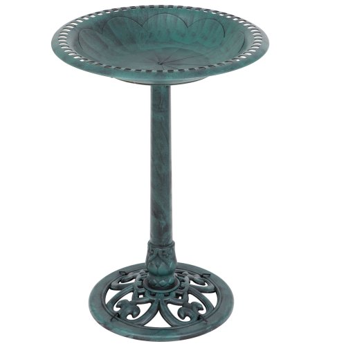 Antique Pedestal Birdbath