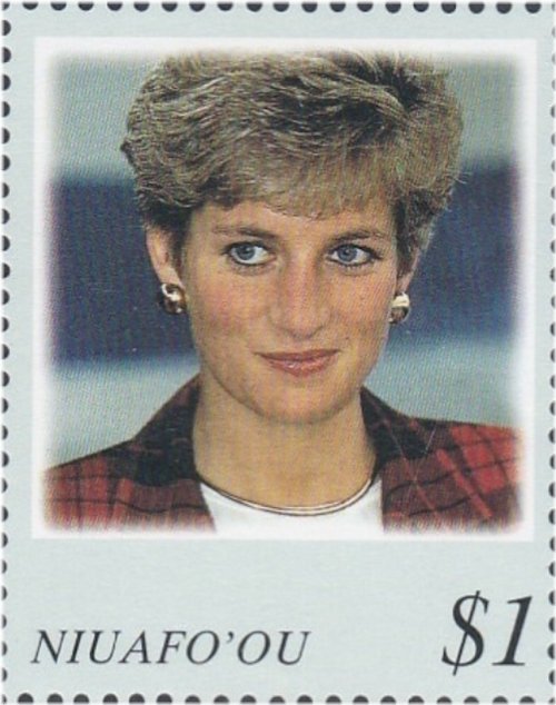 Royal Tribute Stamp - Tonga Niuafo’ou Princess Diana 1998