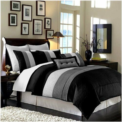 Pintuck Stripe Comforter Set