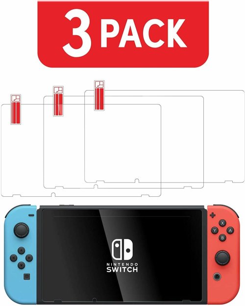 Crystal Shield for Your Nintendo Switch: A 3-Pack of Ultra Thin Clear Screen Protectors