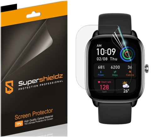 Clear Shield Trio for Amazfit GTS 4 Mini - TPU Screen Protectors