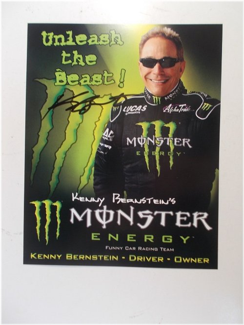 Authentic Kenny Berstein NHRA Funny Car Autograph