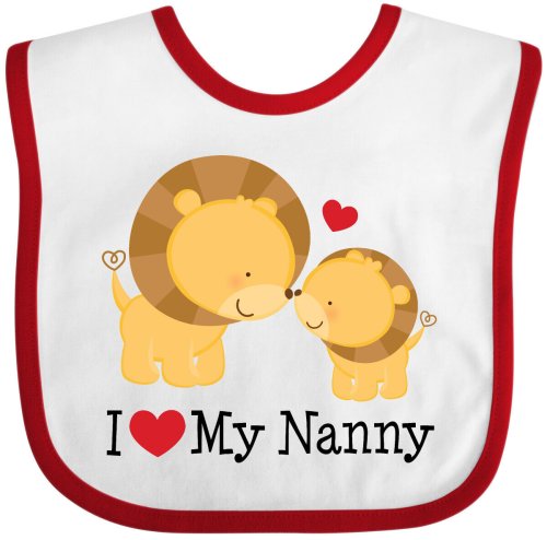 Love My Nanny Bib & Burp Cloth Set