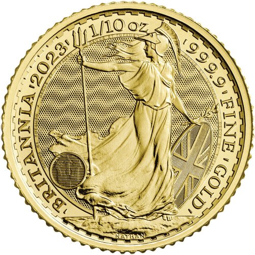 Royal Crown 1/10 oz Gold Coin - 2023 Edition