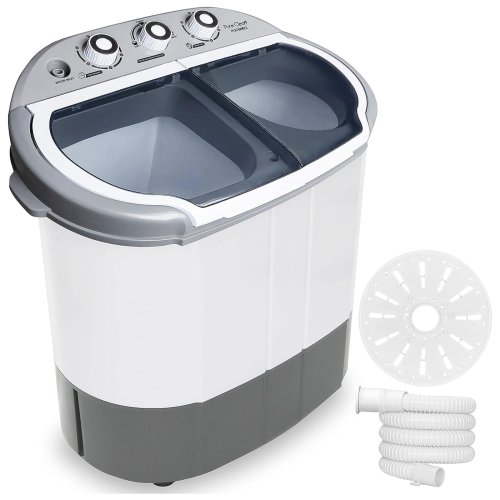CompactClean 2-in-1 Gray Laundry System