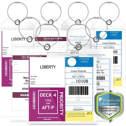 Travel Tag Pack for Popular Cruise Lines