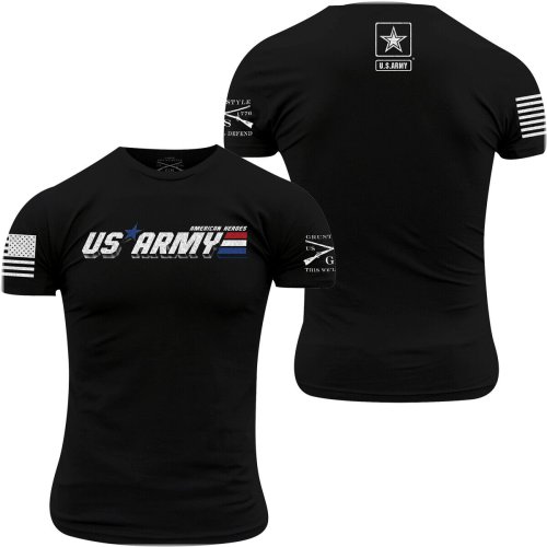 American Heroes Tee in Black