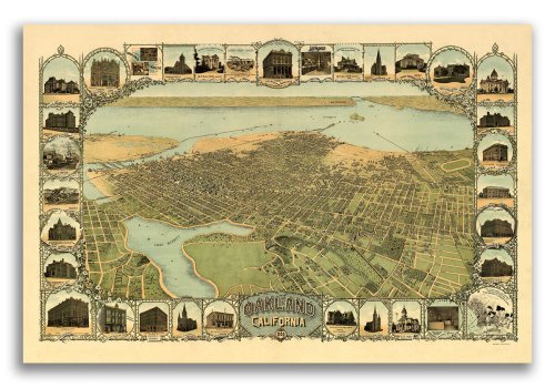 Oakland's Past: A Panoramic View of the City in 1899