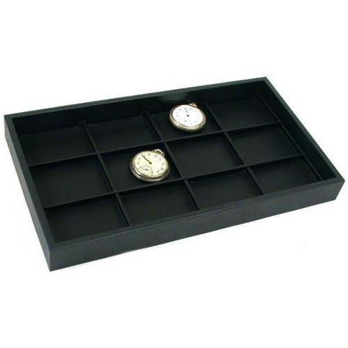 Faux Leather Watch Display Tray