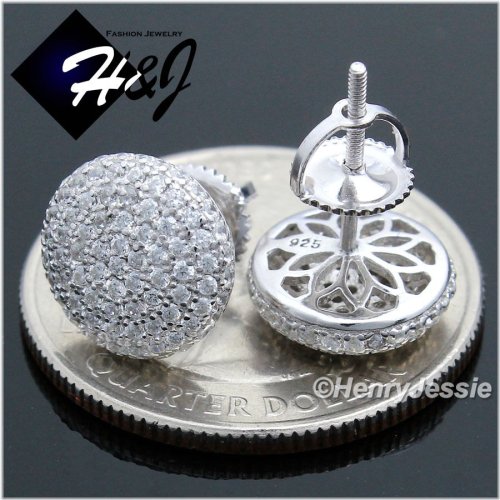Silver Frost Stud Earrings