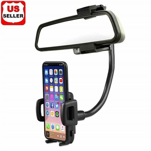 360° Rearview Mirror Phone Holder