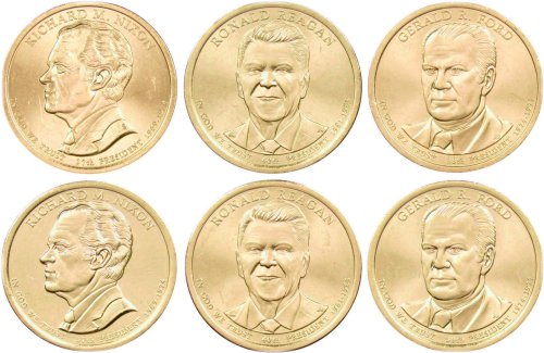 Presidential Dollar Set - 2016 P&D BU Uncirculated Mint State