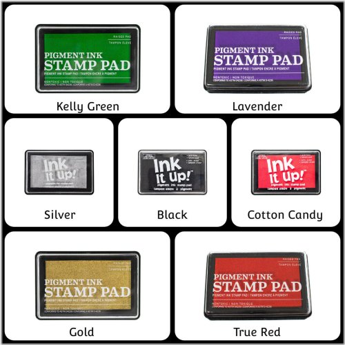 ColorCast Stamp Handles and Mounts - Vibrant Pigment Ink Pads for Stamping and Embossing Projects