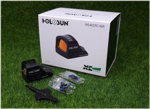 Green Reflex Hunting Optics with Solar Failsafe - HE407C-GR X2