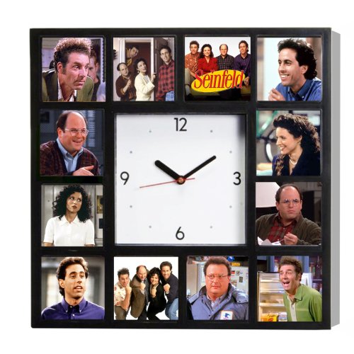 Seinfeld Cast Picture Clock