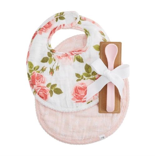 Blossom Buds Muslin Bibs & Spoon Set