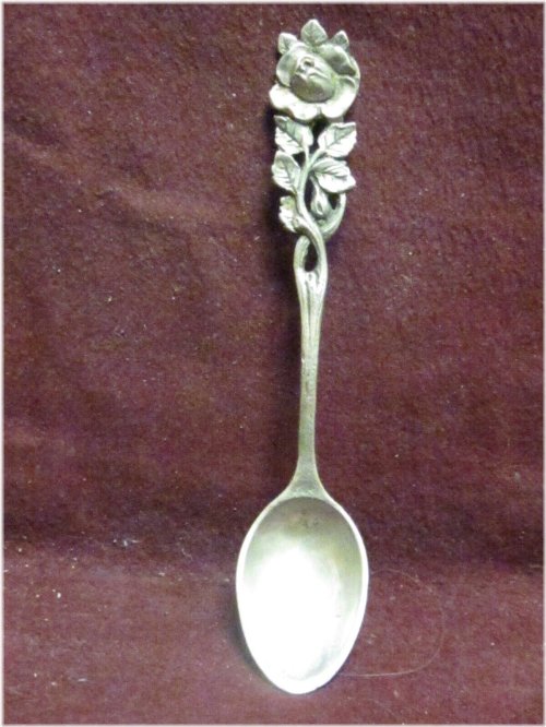 German Rose Demitasse Spoon