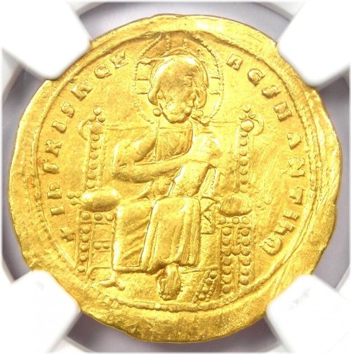 Christogram Gold Coin of Romanus III - 1028 AD