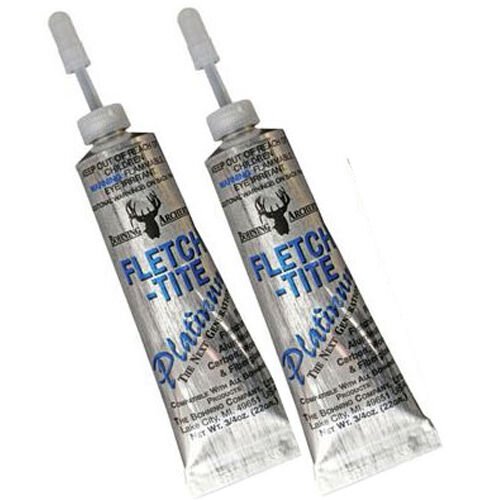 Platinum Arrow Glue by Bohning - 2 Pack, 3/4oz Tube