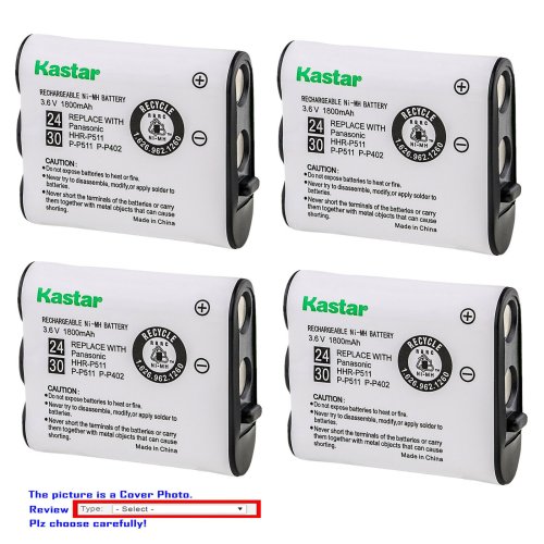 Panasonic Cordless Phone Replacement Battery - Kastar NiMH 3.6V 1800mAh