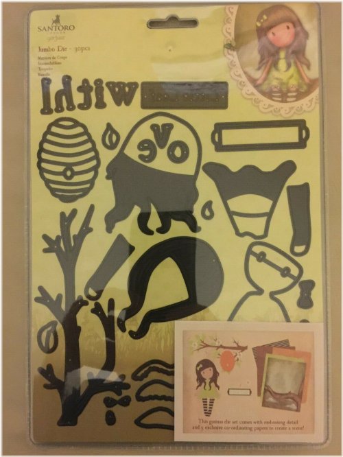 Jumbo Little Leaf Die Set by Santoro (503020)