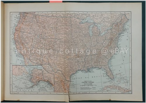 1914 Antique Encyclopedic Atlas Gazetteer World Collier Panama Ed War Maps RR