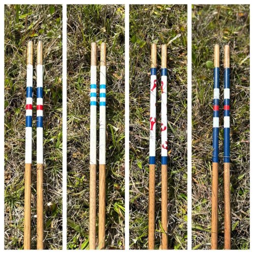 Hickory Wood Alignment Sticks