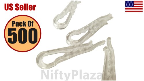 Clear Plastic Alligator Clips Set