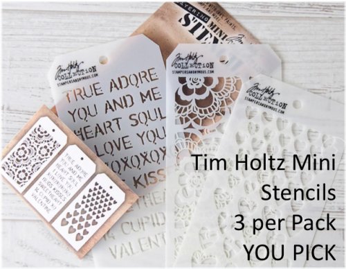 Tim Holtz Mini Layering Stencil Set