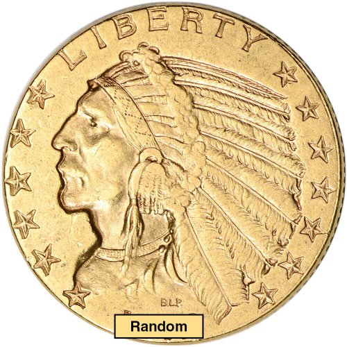 Heritage Gold Half Eagle - XF Condition - Random Date