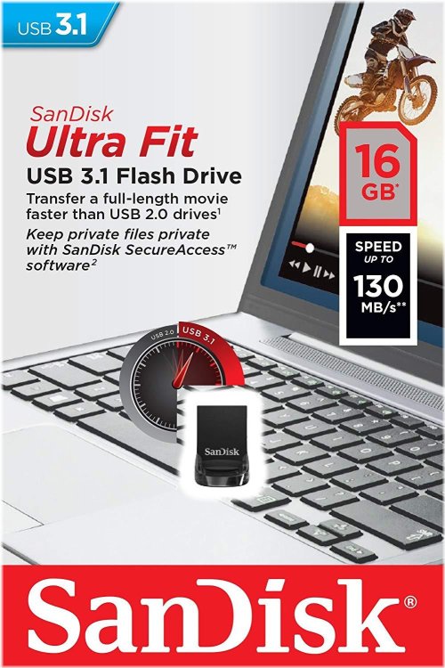 NanoFlash 16GB Ultra Fit