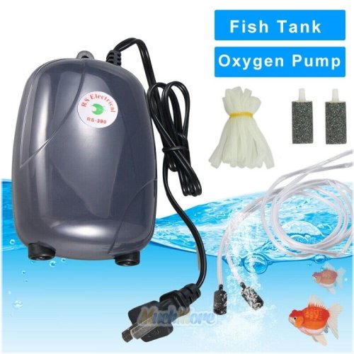 AquaFlow Dual-Outlet Air Pump